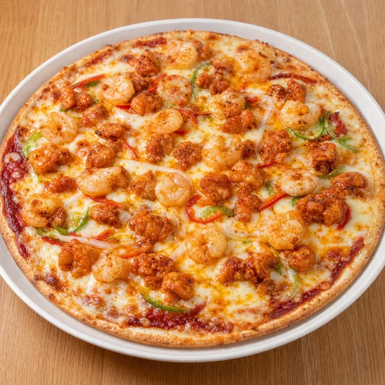 핫치킨쉬림프피자씬
