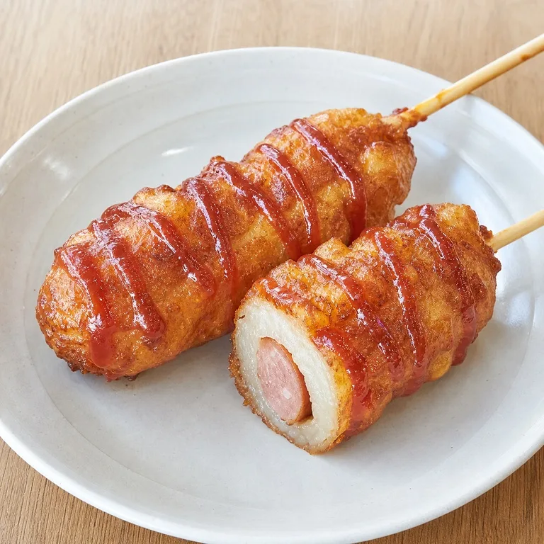 못난이찹쌀매콤핫도그