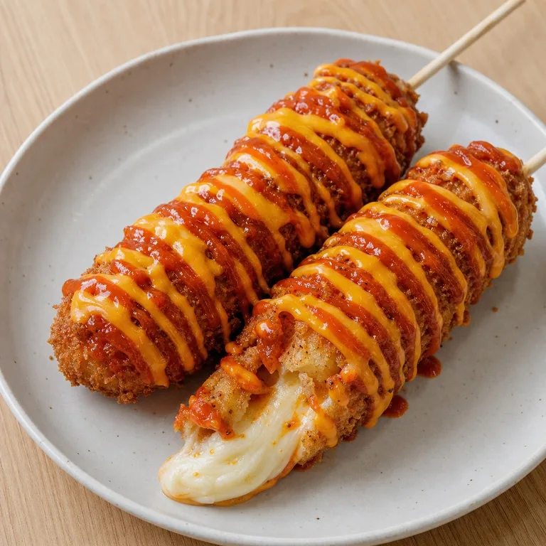 불닭치즈핫도그
