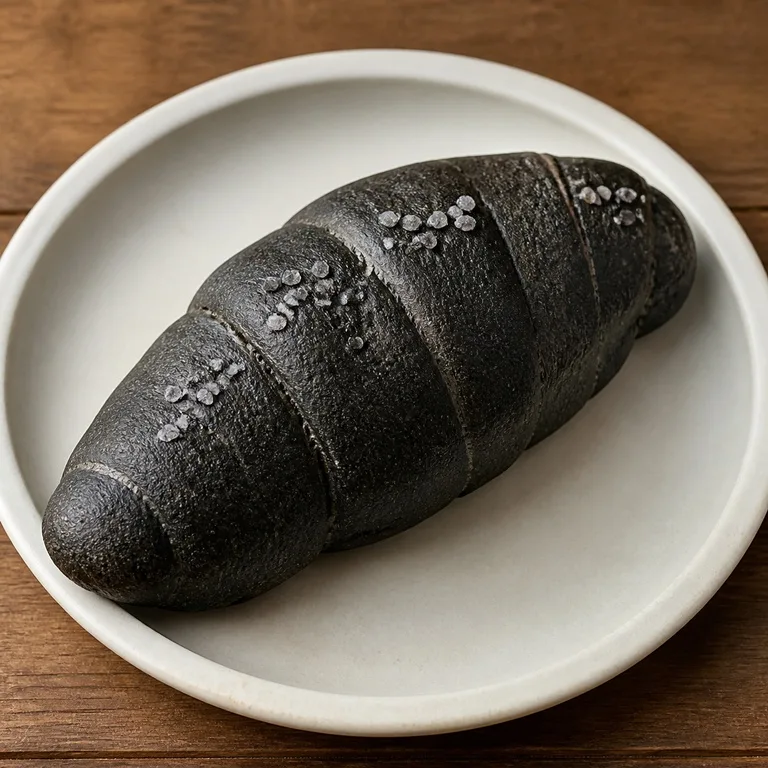 발효버터먹물소금빵
