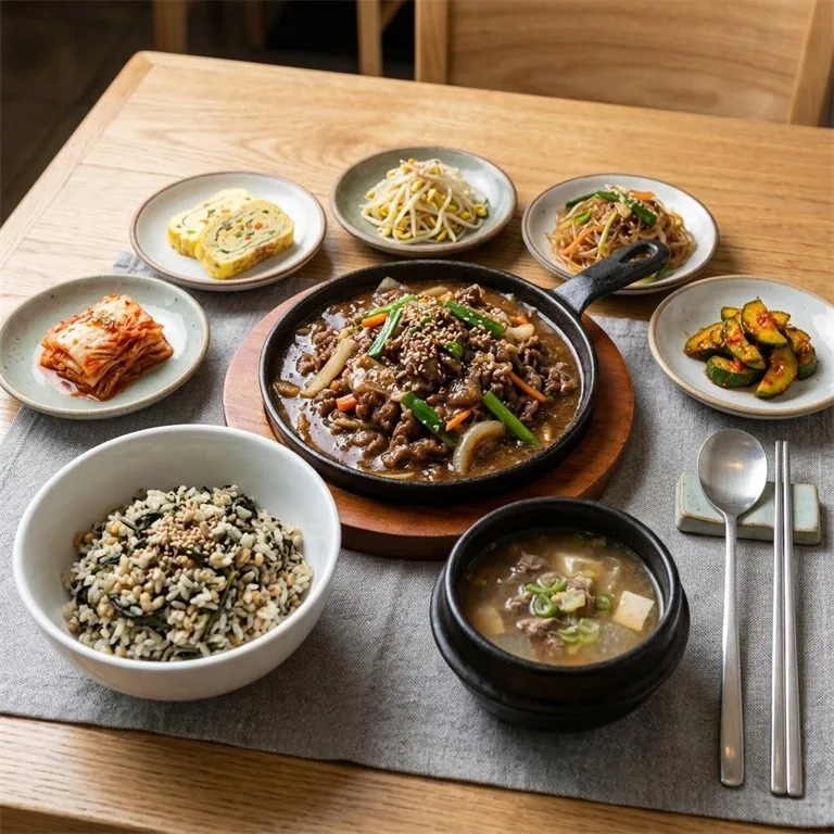 Bento Daging Sapi Bulgogi dan Nasi Gondeure