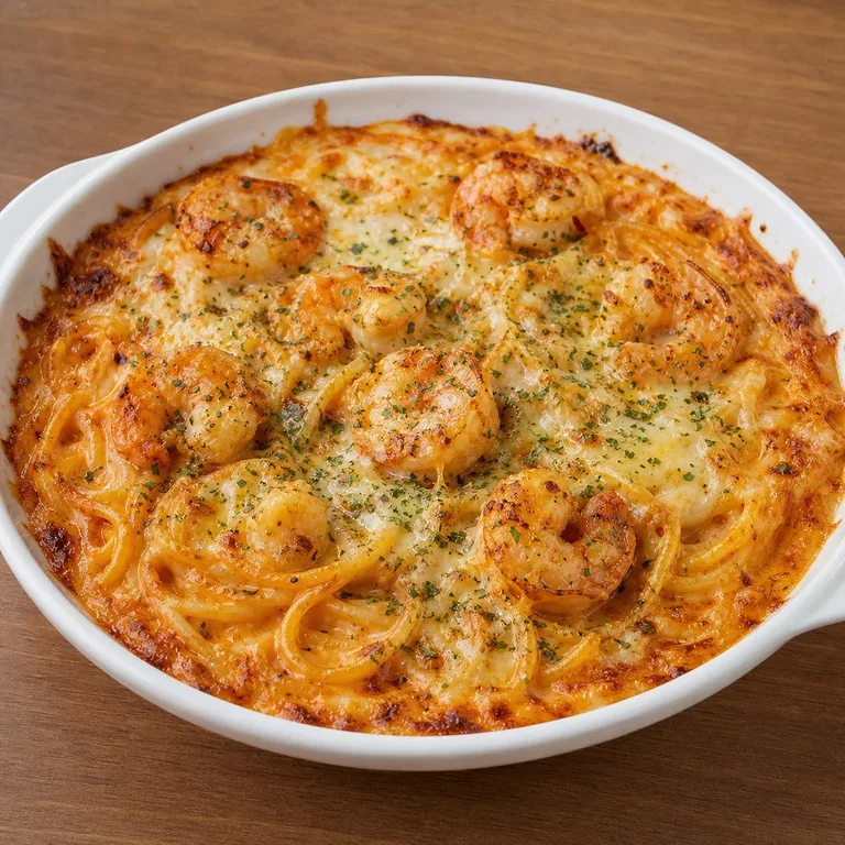 치즈오븐쉬림프로제파스타스파게티