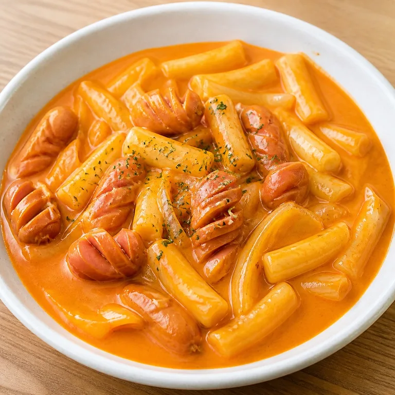 로제비엔나떡볶이