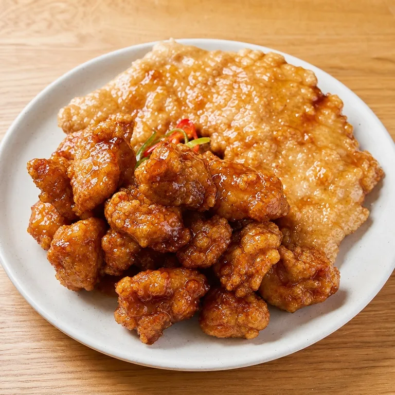 리얼치킨꿔바로우닭튀김