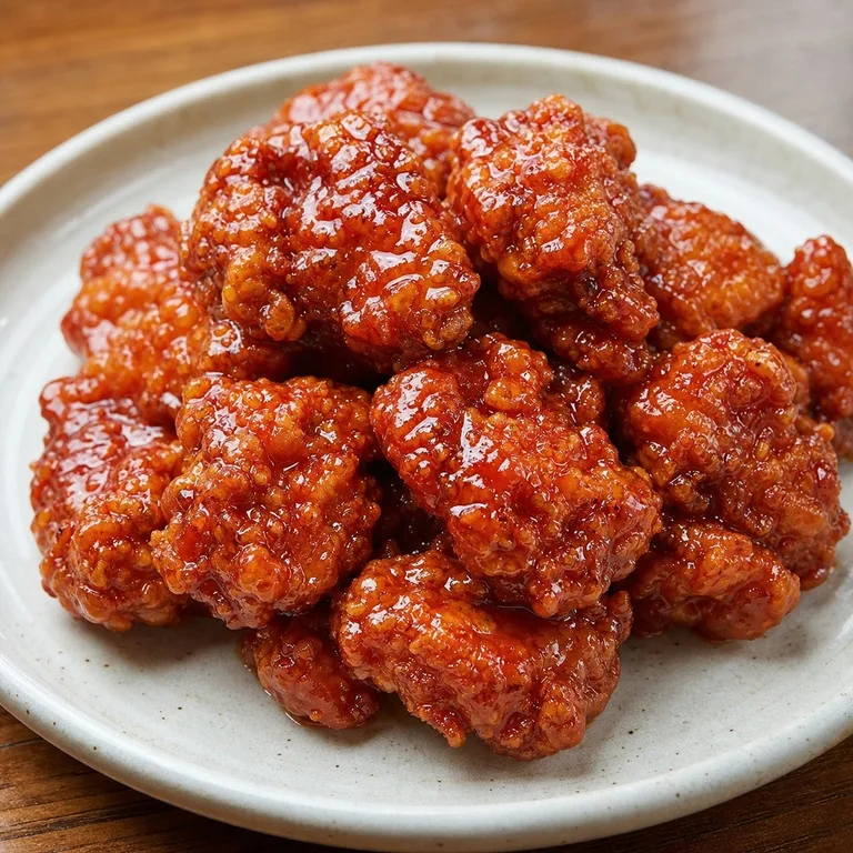 양념치킨닭튀김