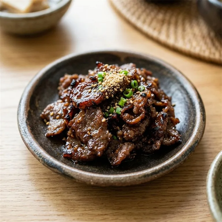 Lauk Bulgogi Garing ala Gwangyang