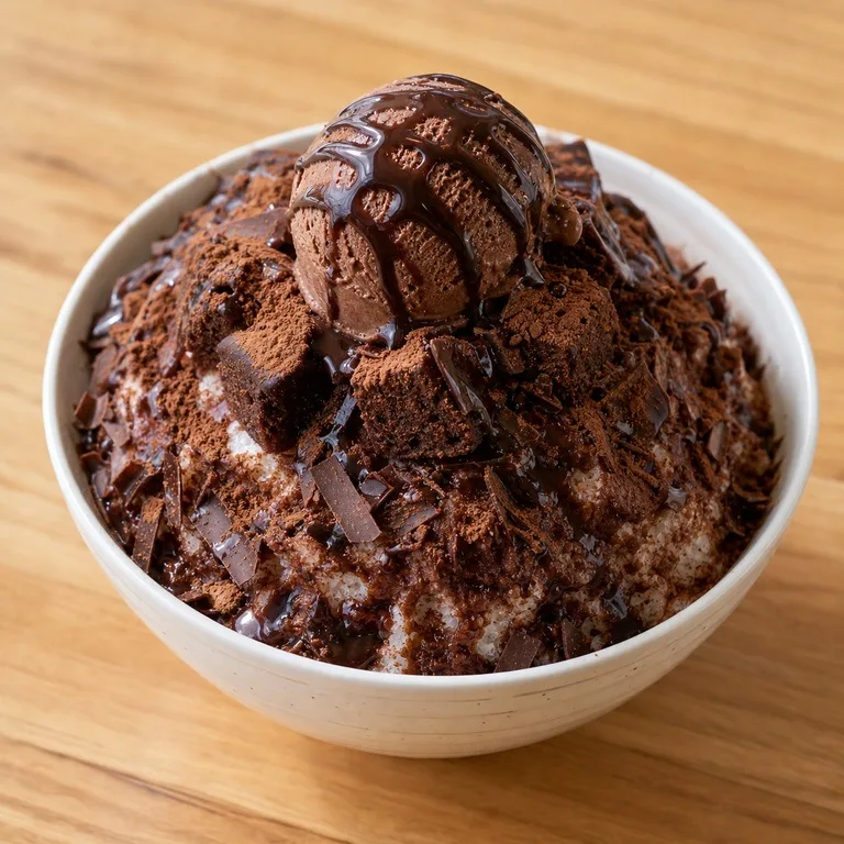 Double Coklat Bingsu