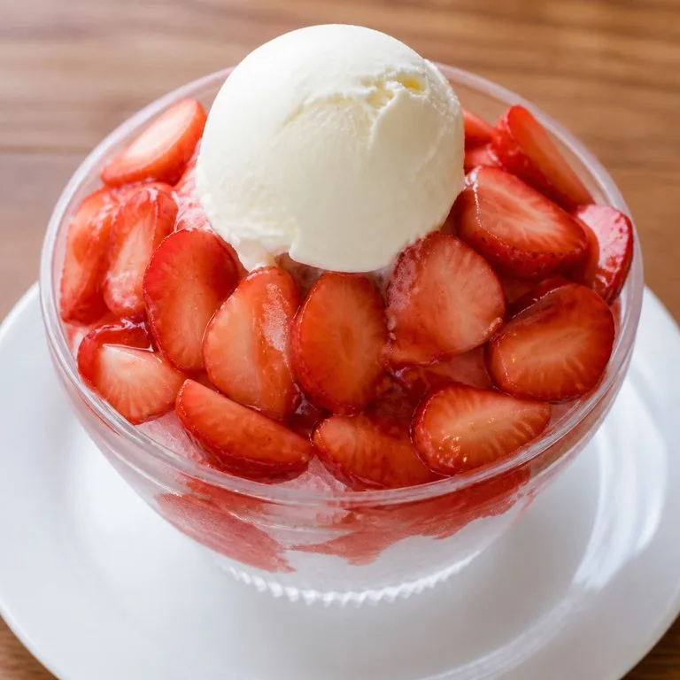 딸기컵빙수