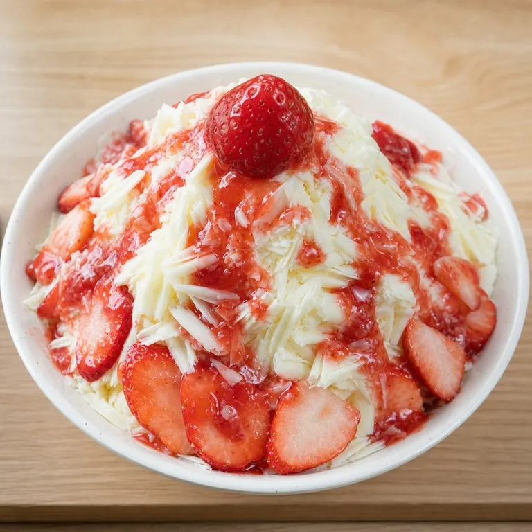 딸기치즈눈꽃빙수