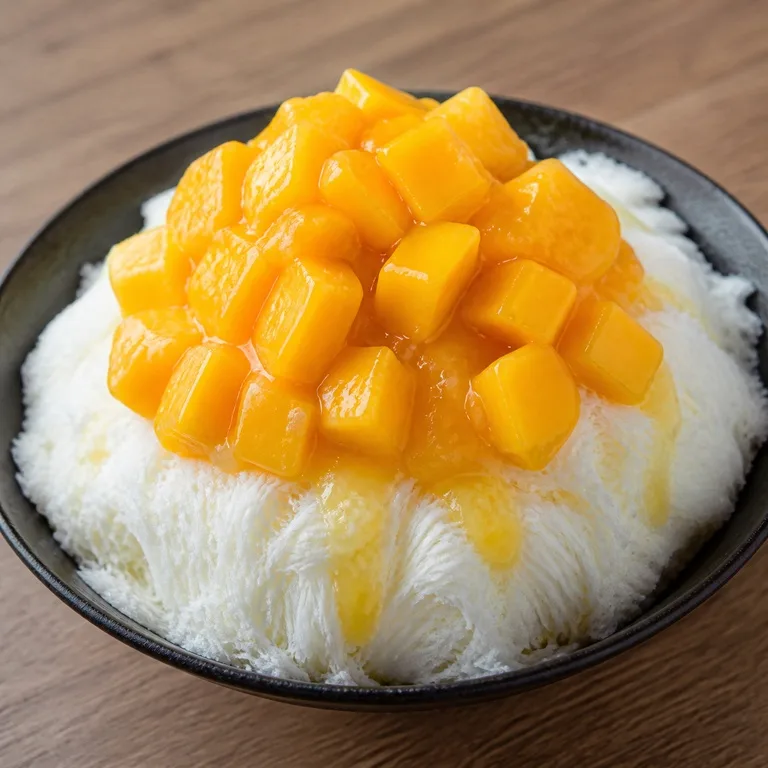 망고눈꽃빙수