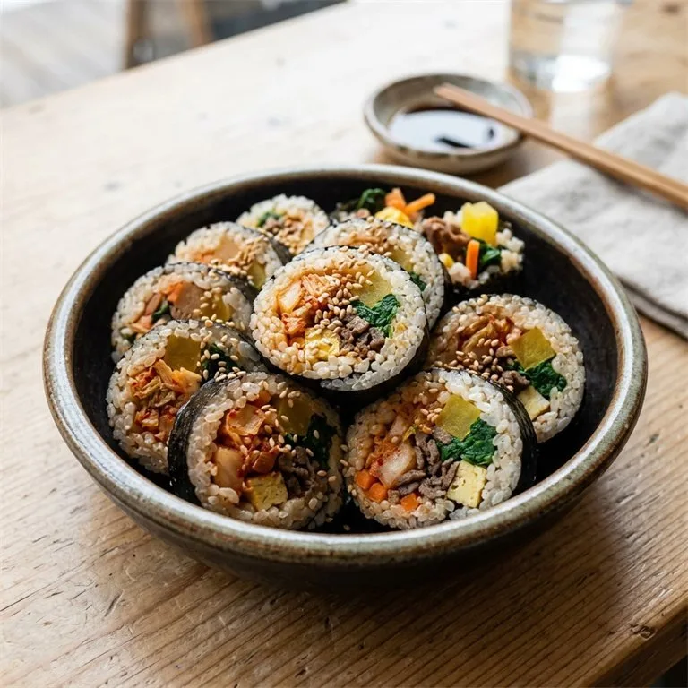泡菜紫菜包飯