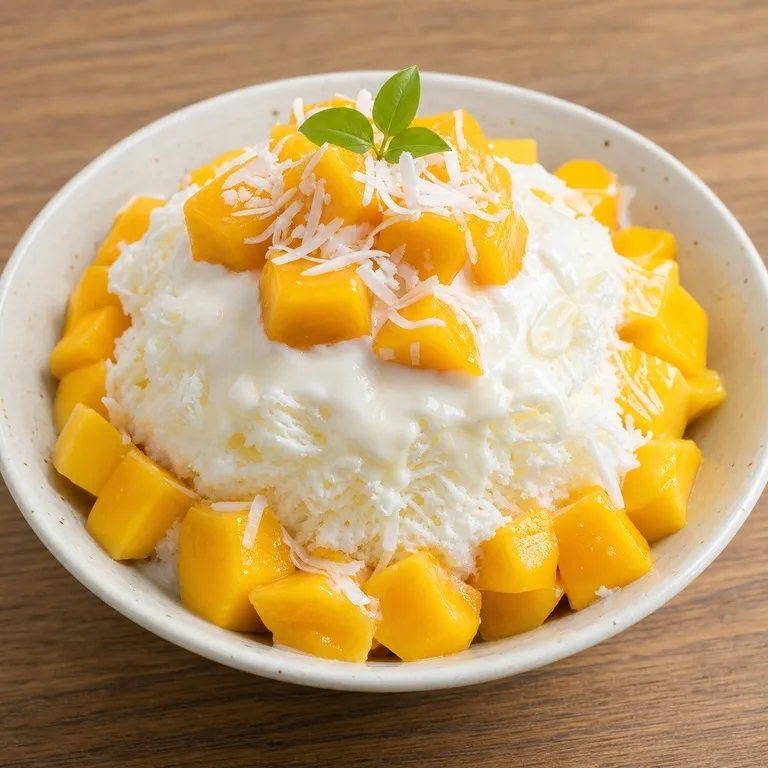 망고코코넛빙수