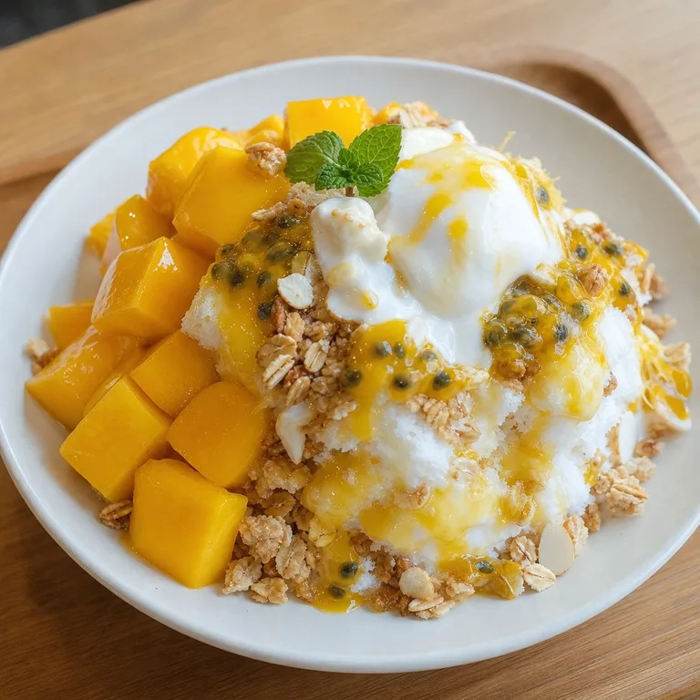망고패션요거놀라빙수