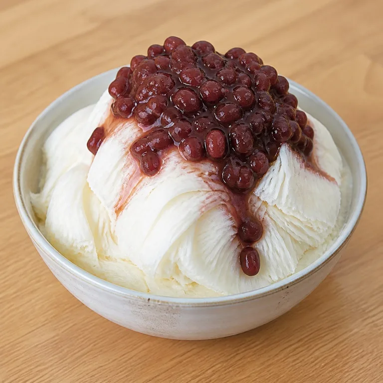 실크팥빙수