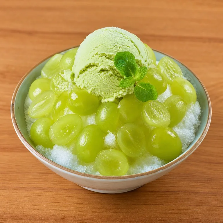 청포도젤라또빙수