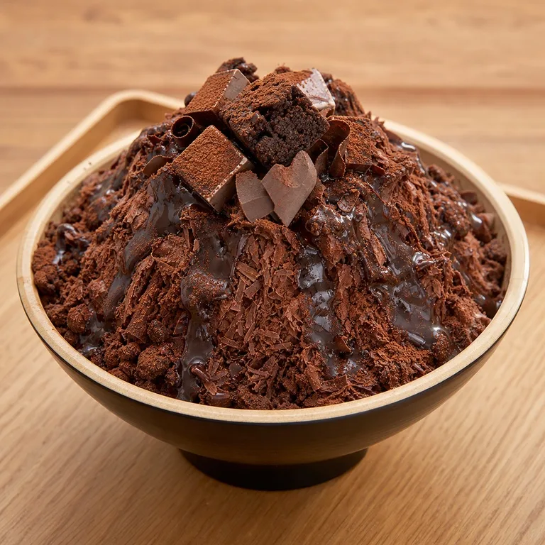 초코악마빙수