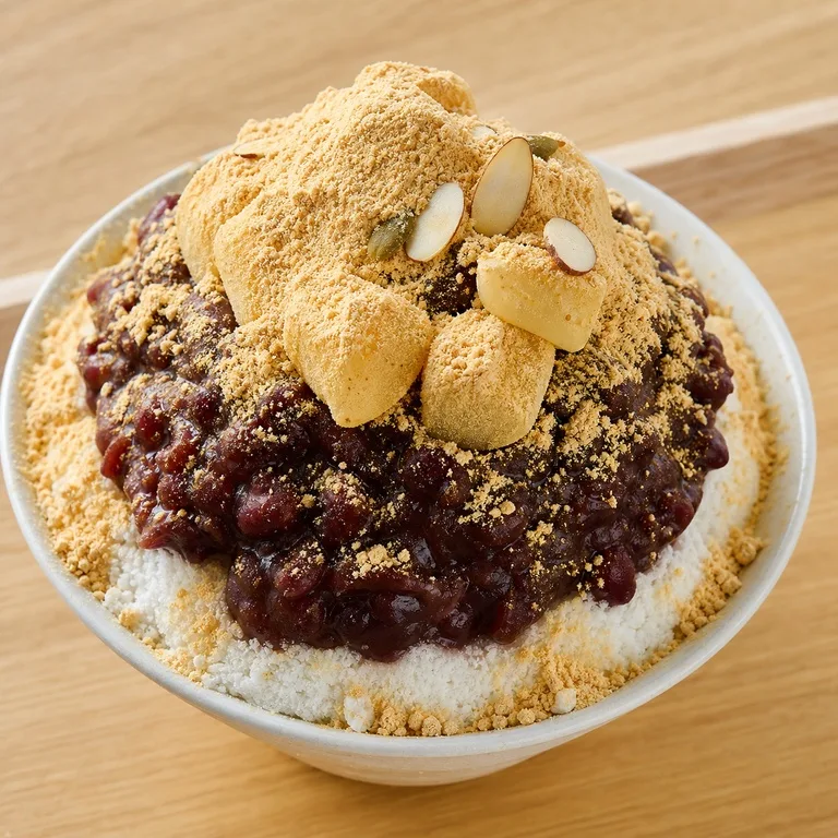 콩고물팥빙수