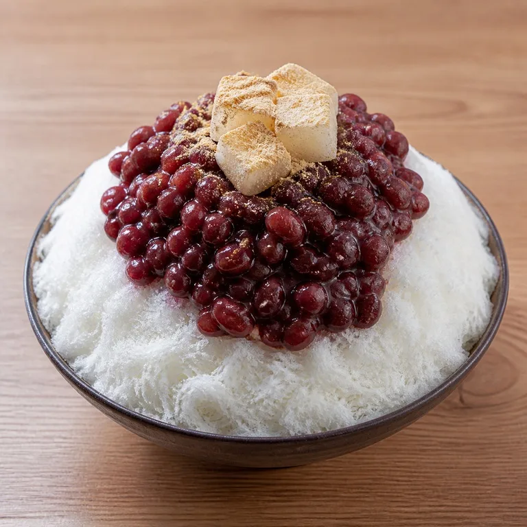 레드빈눈꽃빙수