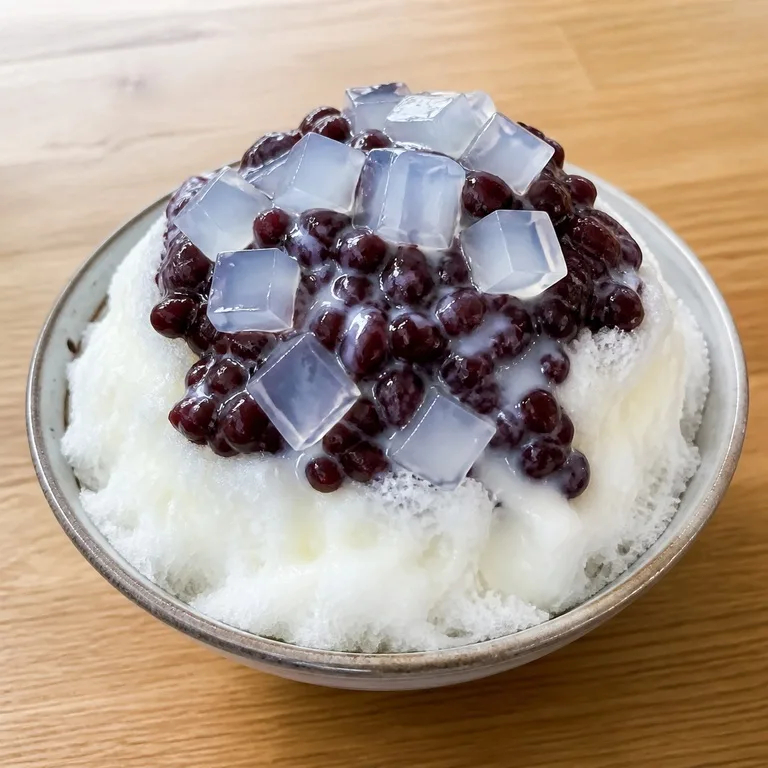 밀크팥젤빙빙수