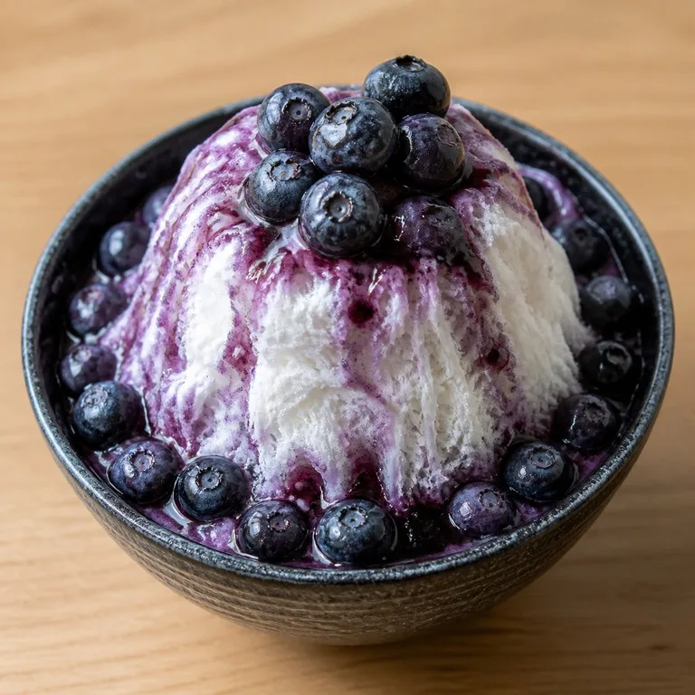 블루베리마시빙빙수
