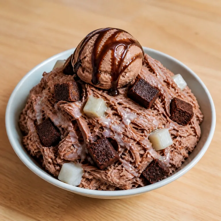 초코밀크컵빙수