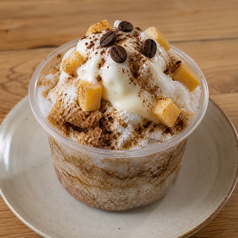 커피밀크컵빙수