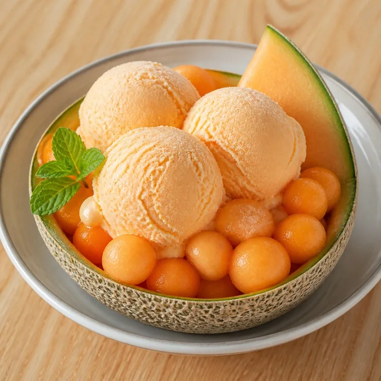 아이스칸탈로프멜론아이스크림