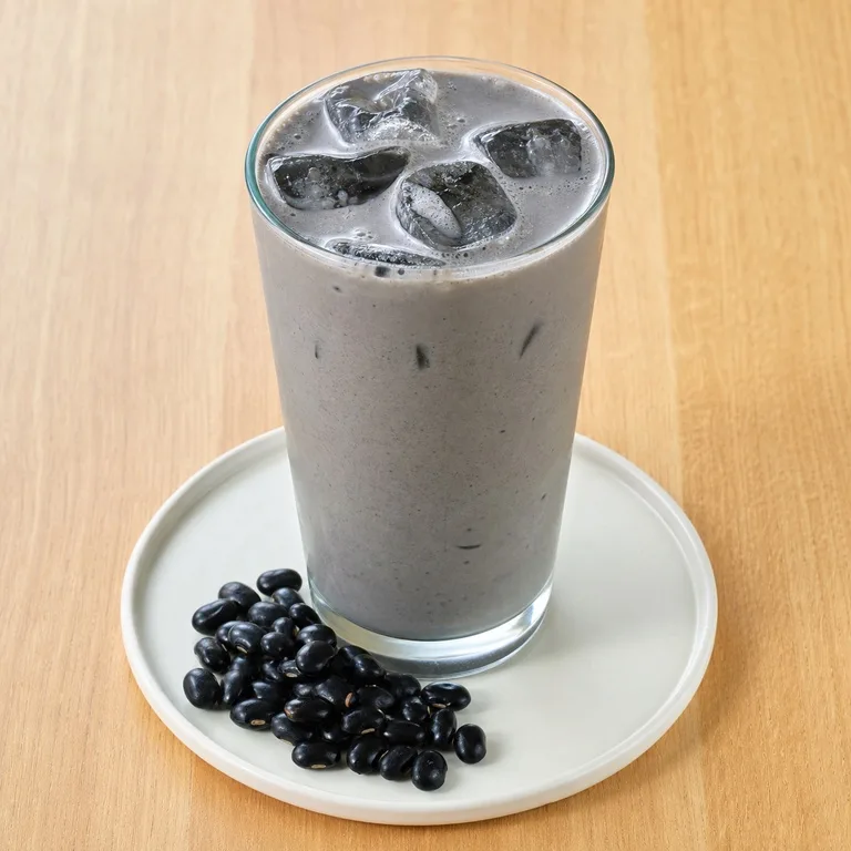 검은콩라떼아이스