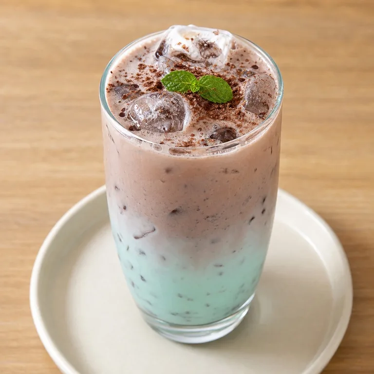 มิ้นท์ช็อกโกลาเต้เย็นลาเต้