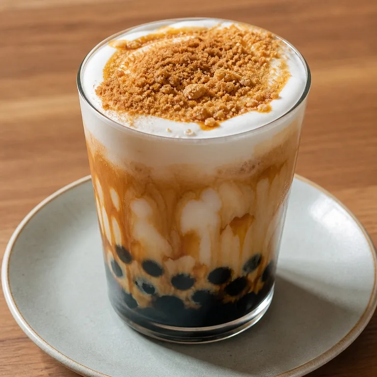 มิลค์โฟม ดัลโกน่า คาเฟ่ บอมบึล ลาเต้