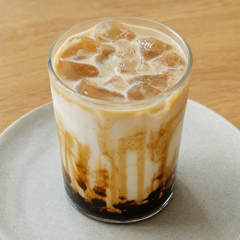 진저흑당라떼아이스