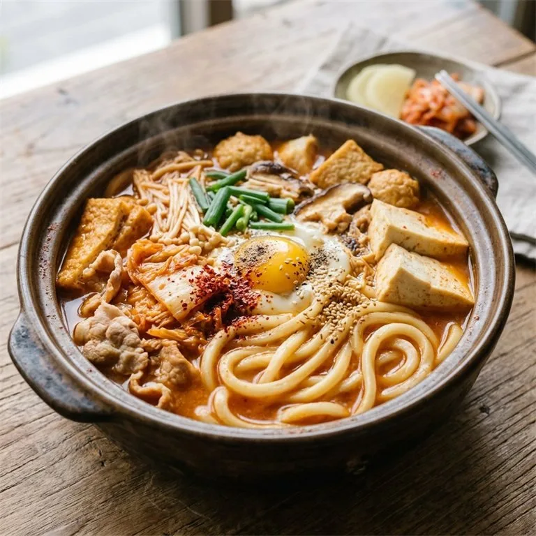 Hot Pot Udon Kimchi