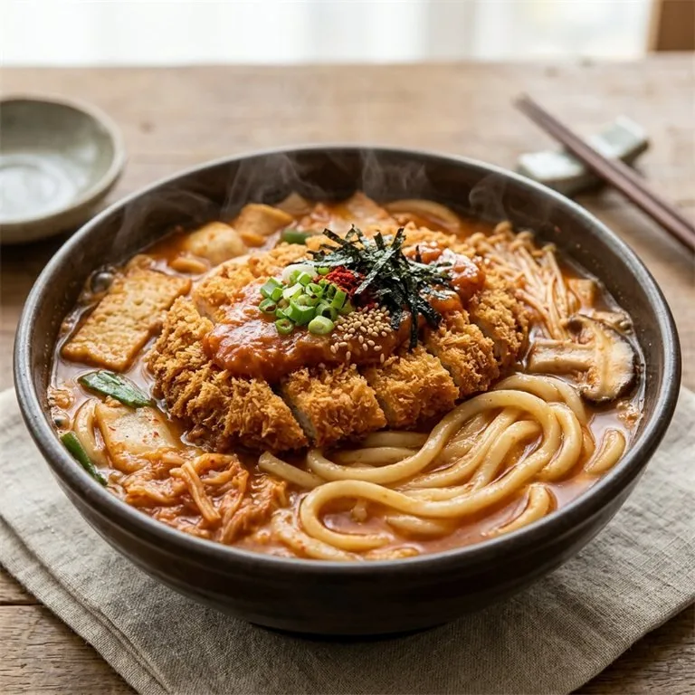 Udon Katsu Kimchi