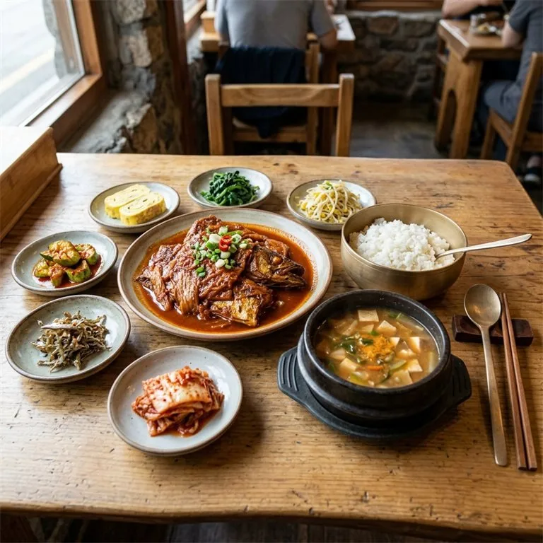 Kimchi Jjim Godeungeo Jeongsik