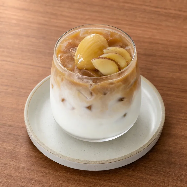 공주밤라떼아이스