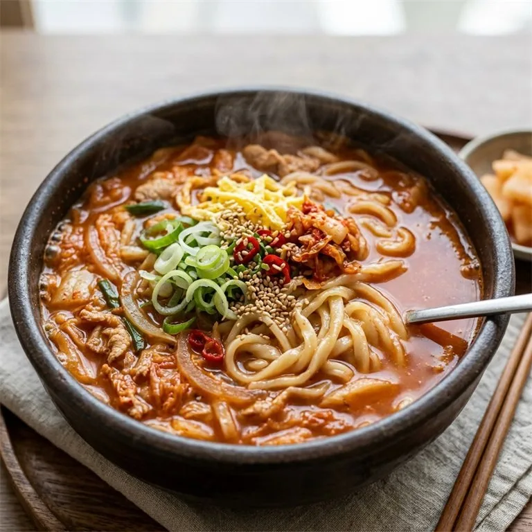 김치칼국수