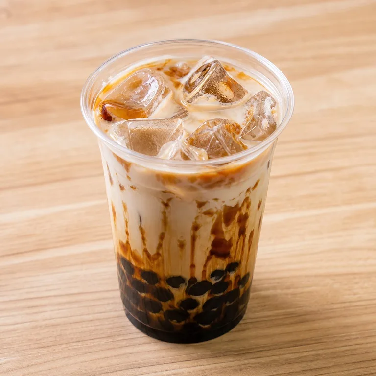 버블흑당라떼아이스
