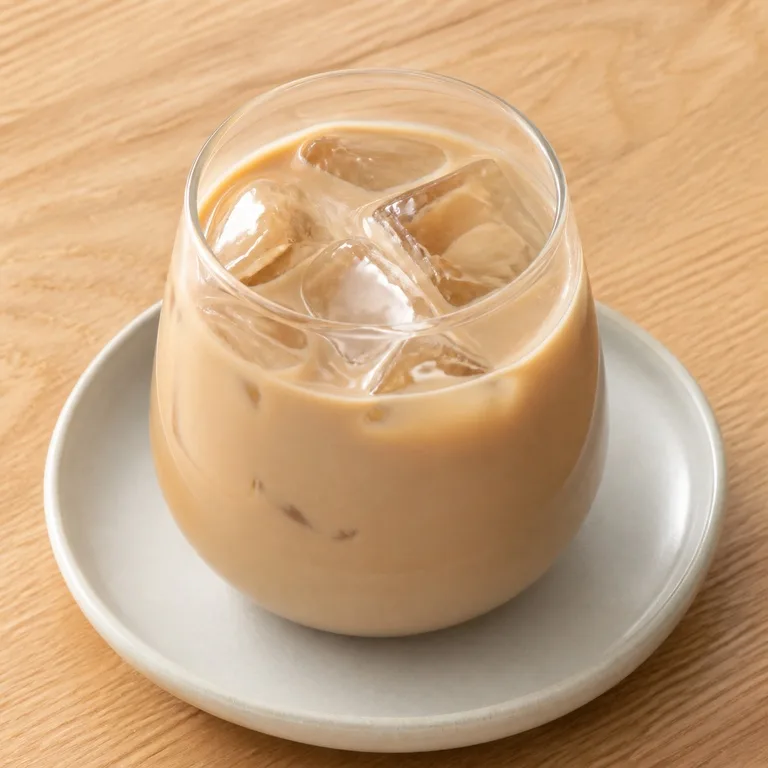 Té con leche clásico helado