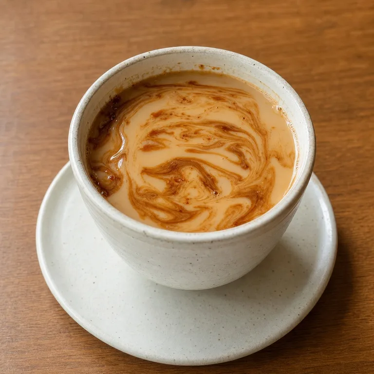 Té con leche Heukdang caliente