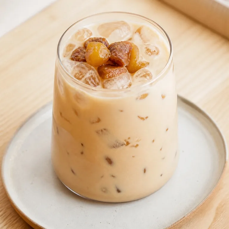 Té con leche de castañas Daldal Han helado