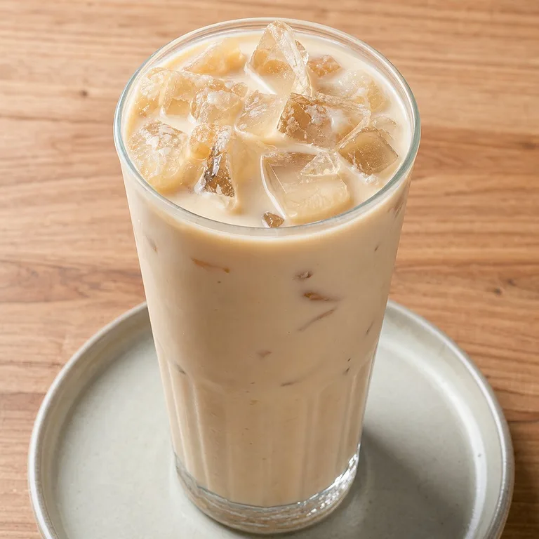 Té con leche de plátano helado tamaño grande