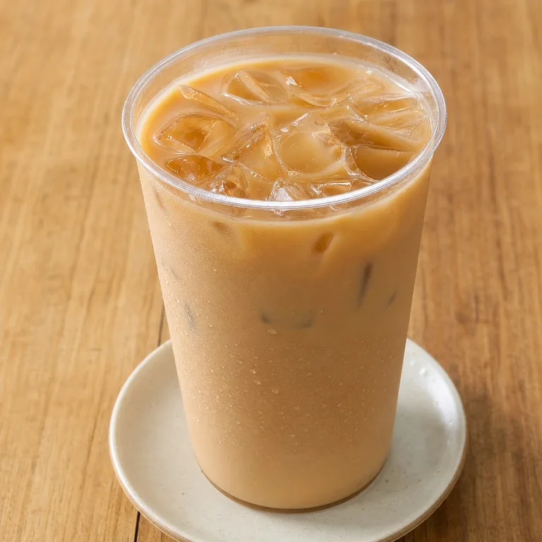 Té con leche Oolong helado de gran tamaño