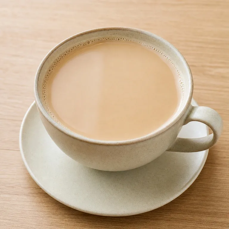 Té con leche oolong caliente de gran tamaño