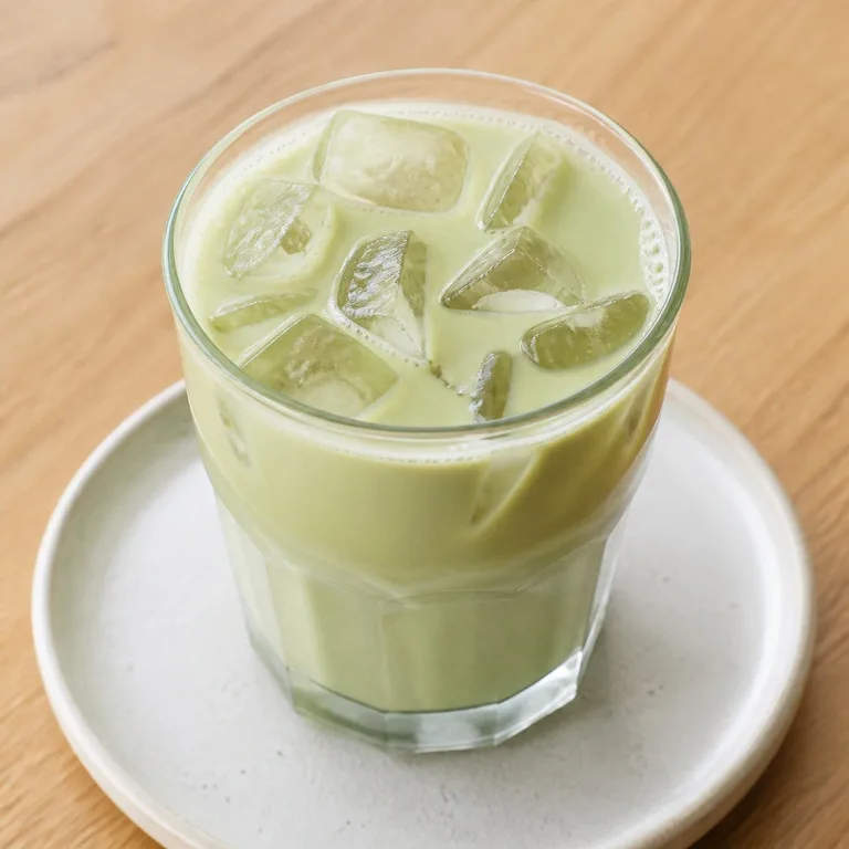 Té con leche verde jazmín helado tamaño grande