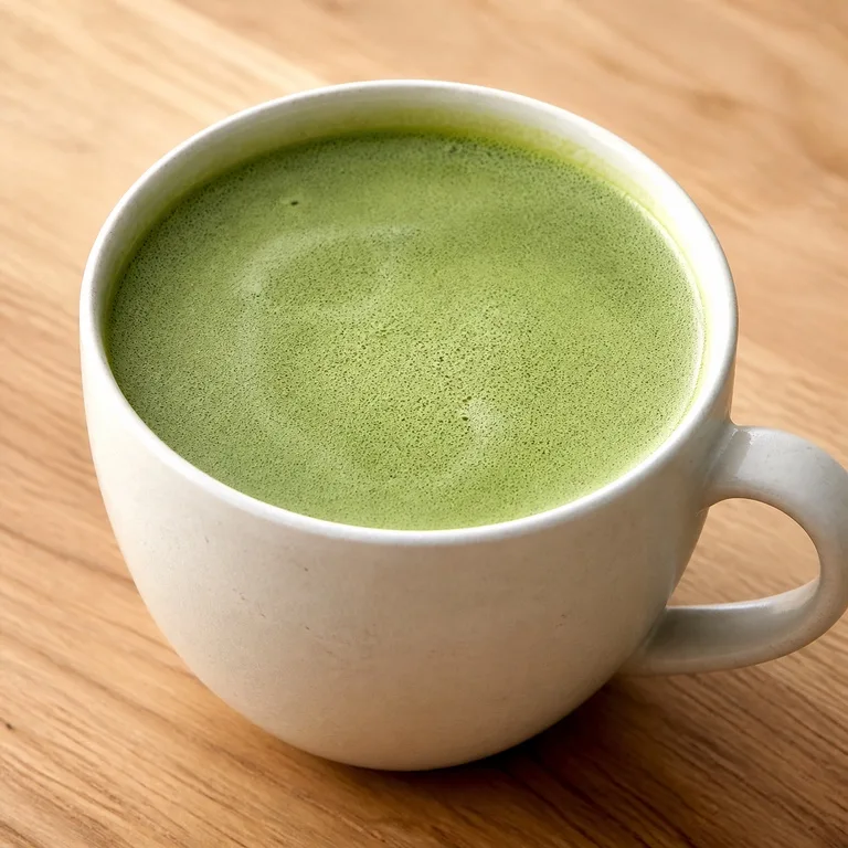 Jeju Matcha Té Con Leche Caliente Tamaño Grande