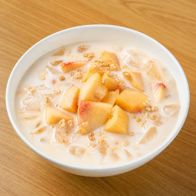 피치아삭밀크티