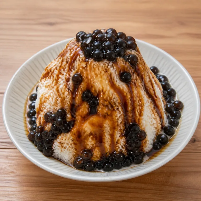 흑당버블티아이스