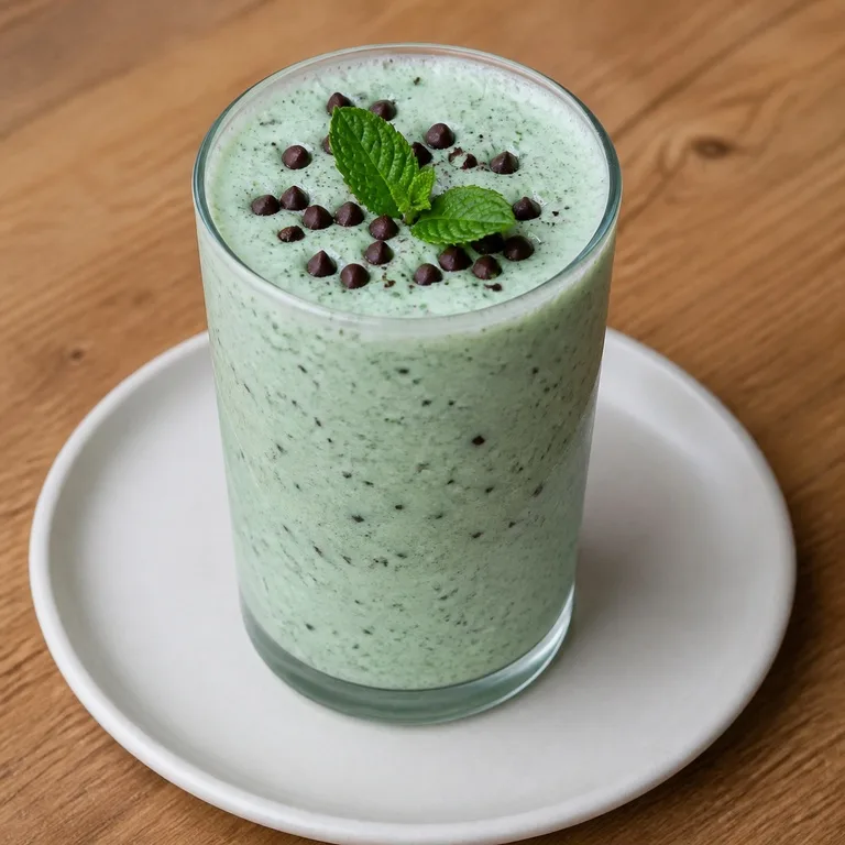 mintcokelatchipblendedsmoothie