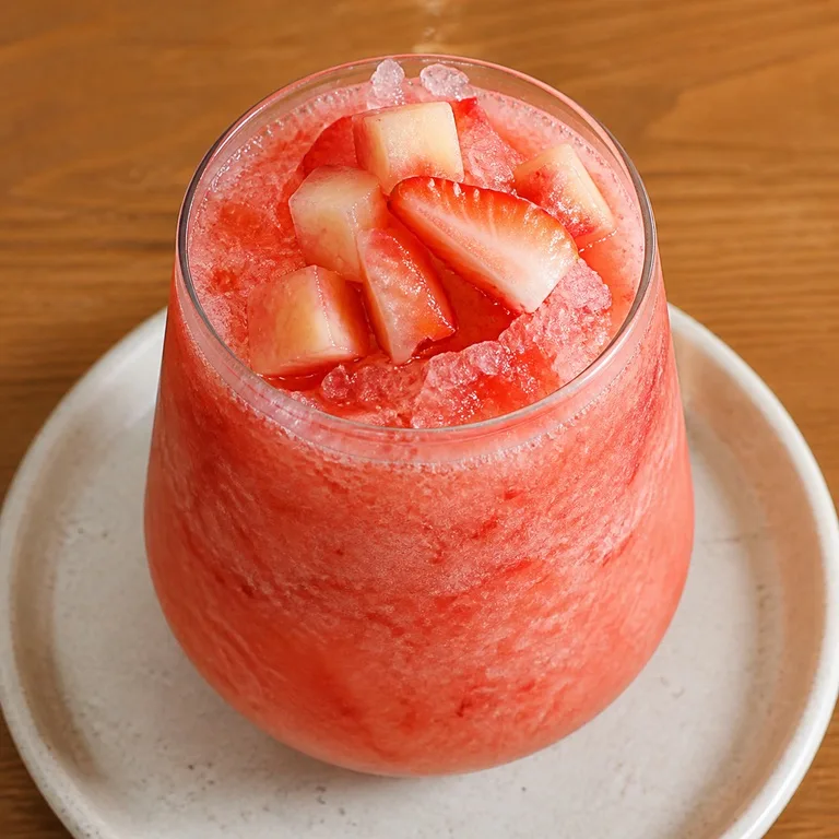 피치딸기크러쉬스무디