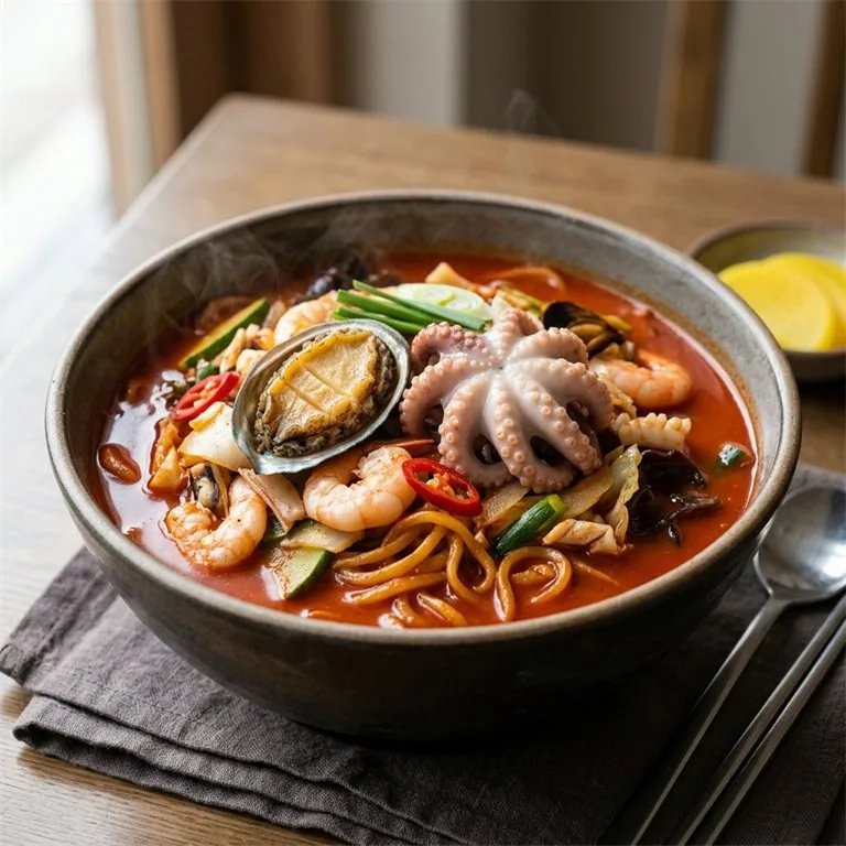 Nakji Jeonbok Jjamppongbap